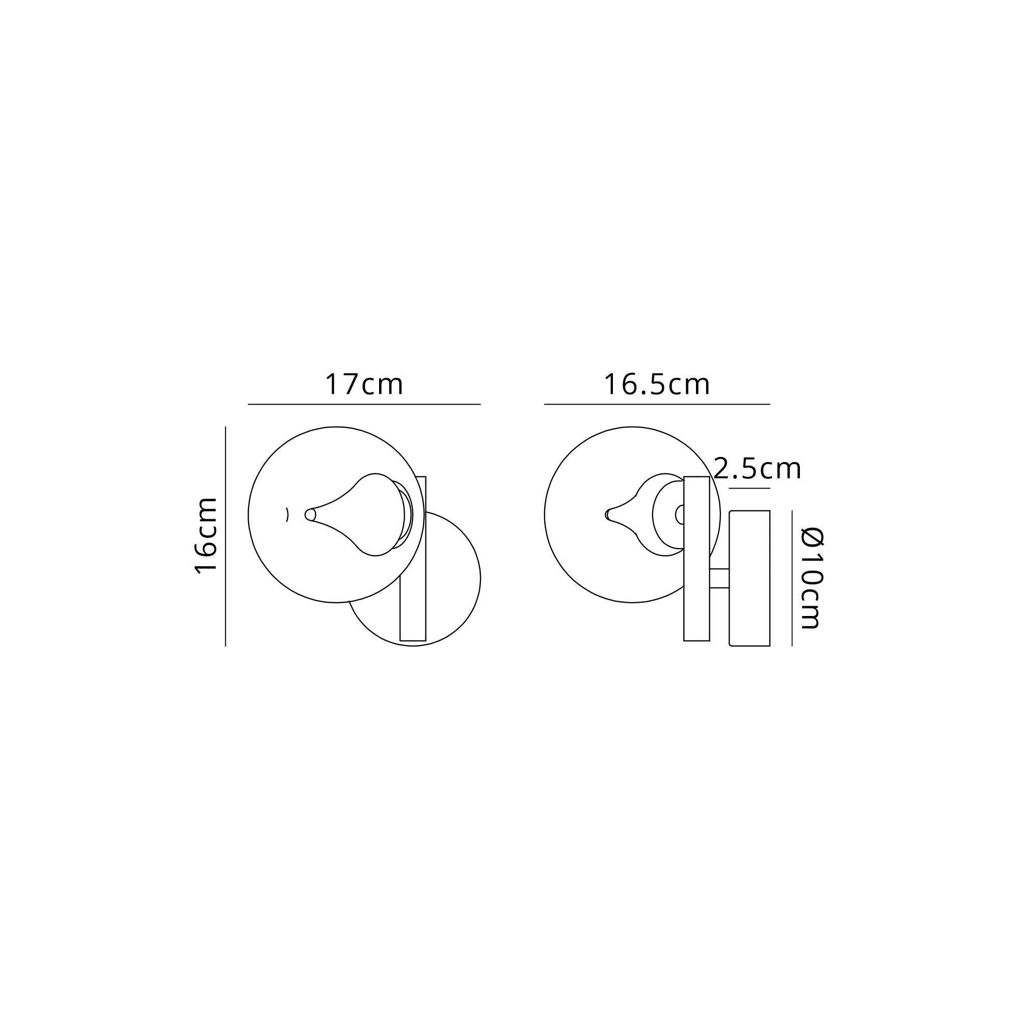 Andromeda Wall Lights Mantra Armed Wall Lights